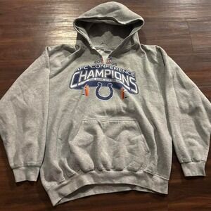 Vintage Grey Indianapolis Colts 2006 AFC Conference Champions hoodie #NFL #Colts